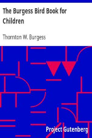 [Gutenberg 3074] • The Burgess Bird Book for Children